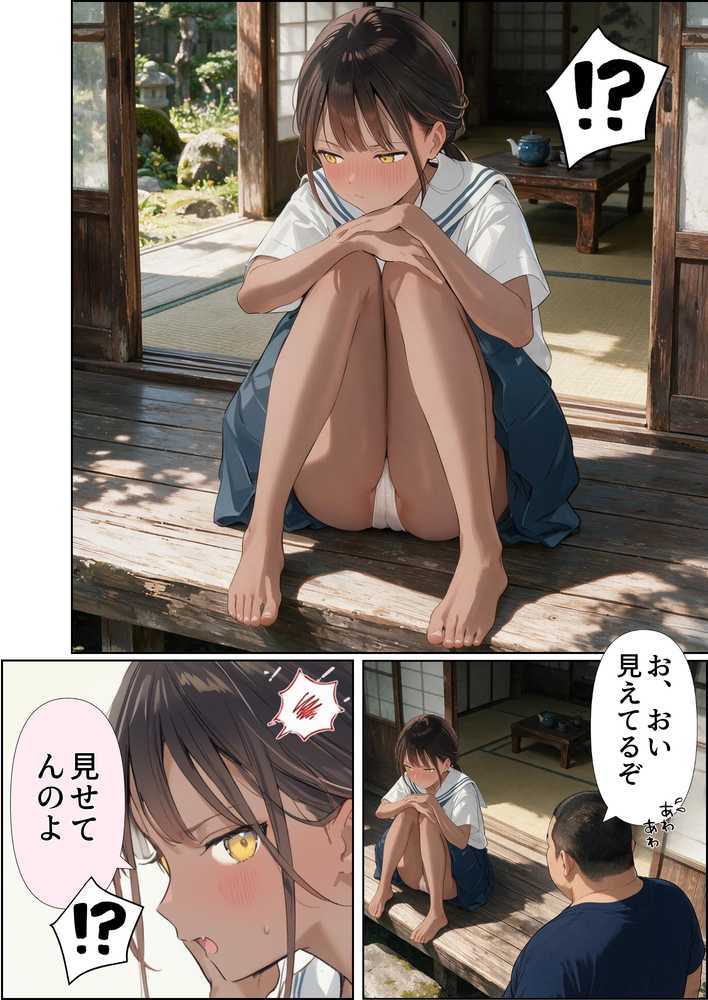 【ヒナと種付け夏休み】田舎に移住したら近所の褐色村娘と汗だくで・・・【竿役が種付けおじさんじゃないとヌケないんだが・・・】 (p19)