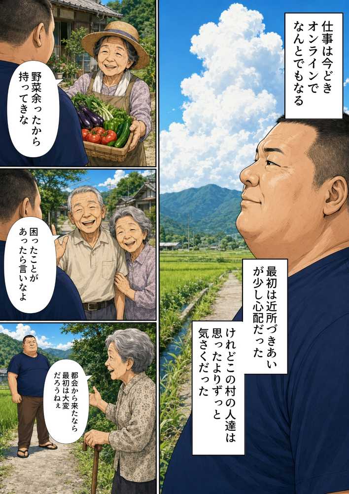 【ヒナと種付け夏休み】田舎に移住したら近所の褐色村娘と汗だくで・・・【竿役が種付けおじさんじゃないとヌケないんだが・・・】 (p4)