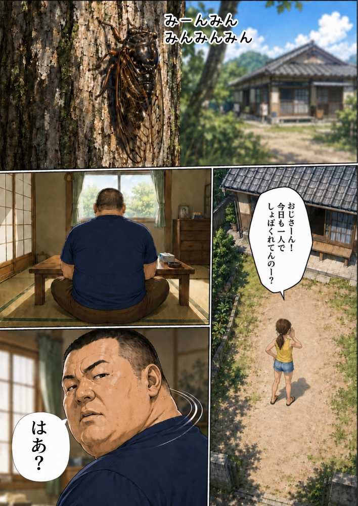 【ヒナと種付け夏休み】田舎に移住したら近所の褐色村娘と汗だくで・・・【竿役が種付けおじさんじゃないとヌケないんだが・・・】 (p5)