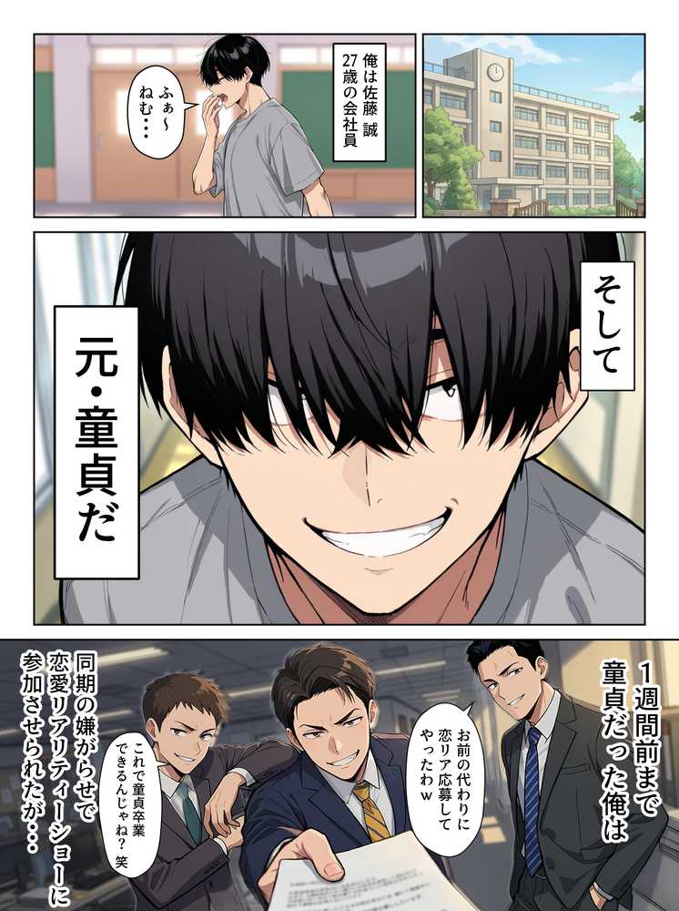 ギャル上等〜「セックスOK」の恋愛リアリティーショーで童貞がハーレム王になる話〜【okita】 (p2)