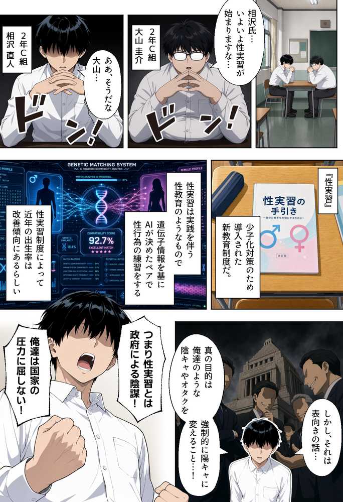 童貞の俺が性実習の授業であざとい系後輩ギャルと遺伝子相性SSSだった件【ベビーリーフ工房】 (p1)