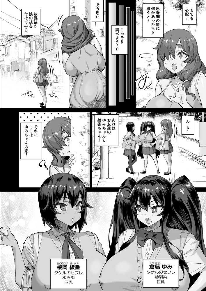 デカチンになったら巨乳幼馴染とその巨乳友達たちが発情してハーレムになった!!伝説総集編I【さいくら・のうしゅ】 (p4)