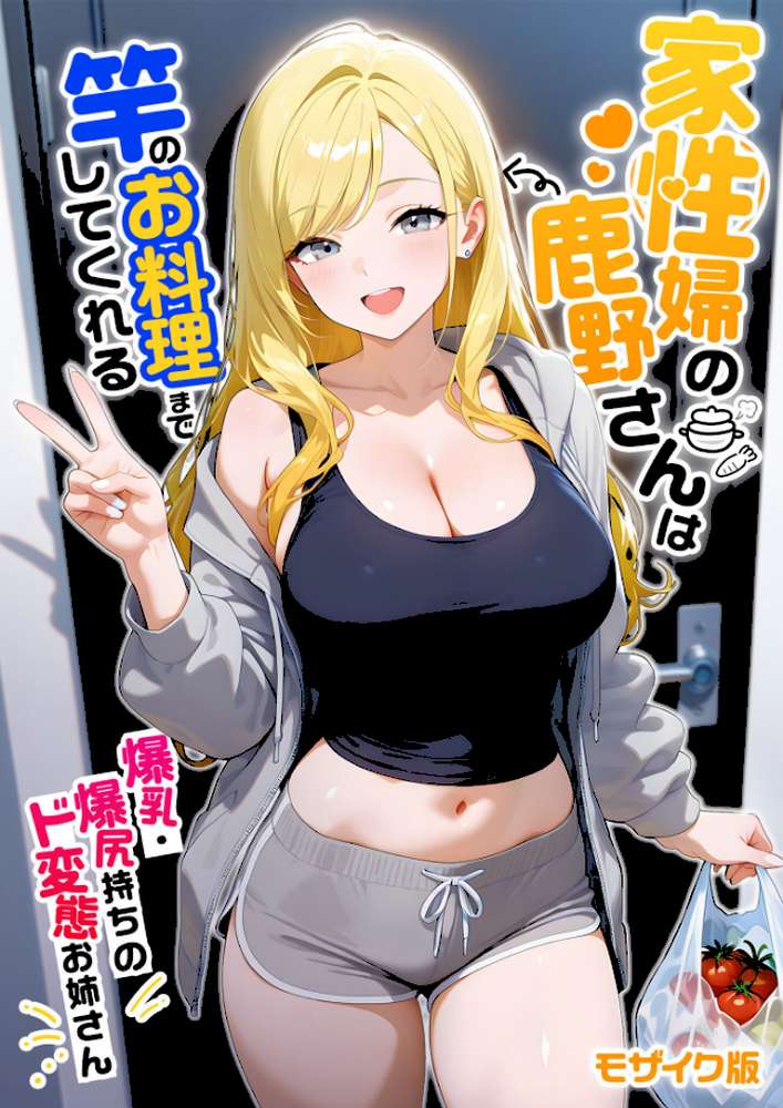 家性婦の鹿野さんは竿のお料理までしてくれる 〜爆乳・爆尻持ちのド変態お姉さん〜 モザイク版【ラビットフット】 (p1)