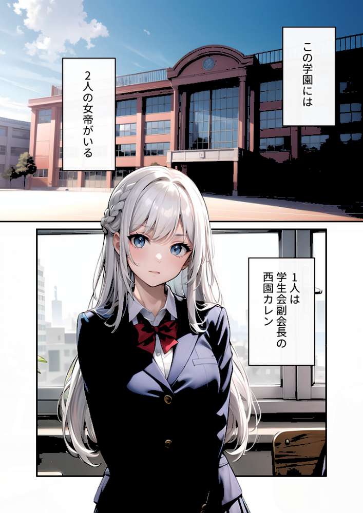 陰キャの僕、透視の力を手に入れる。第十四話 〜男嫌いな会長サマの無様な全校集会〜 モザイク版