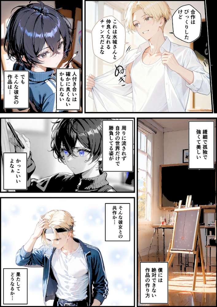 君と僕の額縁 モザイク版【初恋ラボ あいラビ】 (p12)